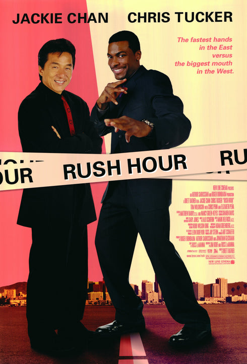 rush hour 1998 one sheet poster rolled